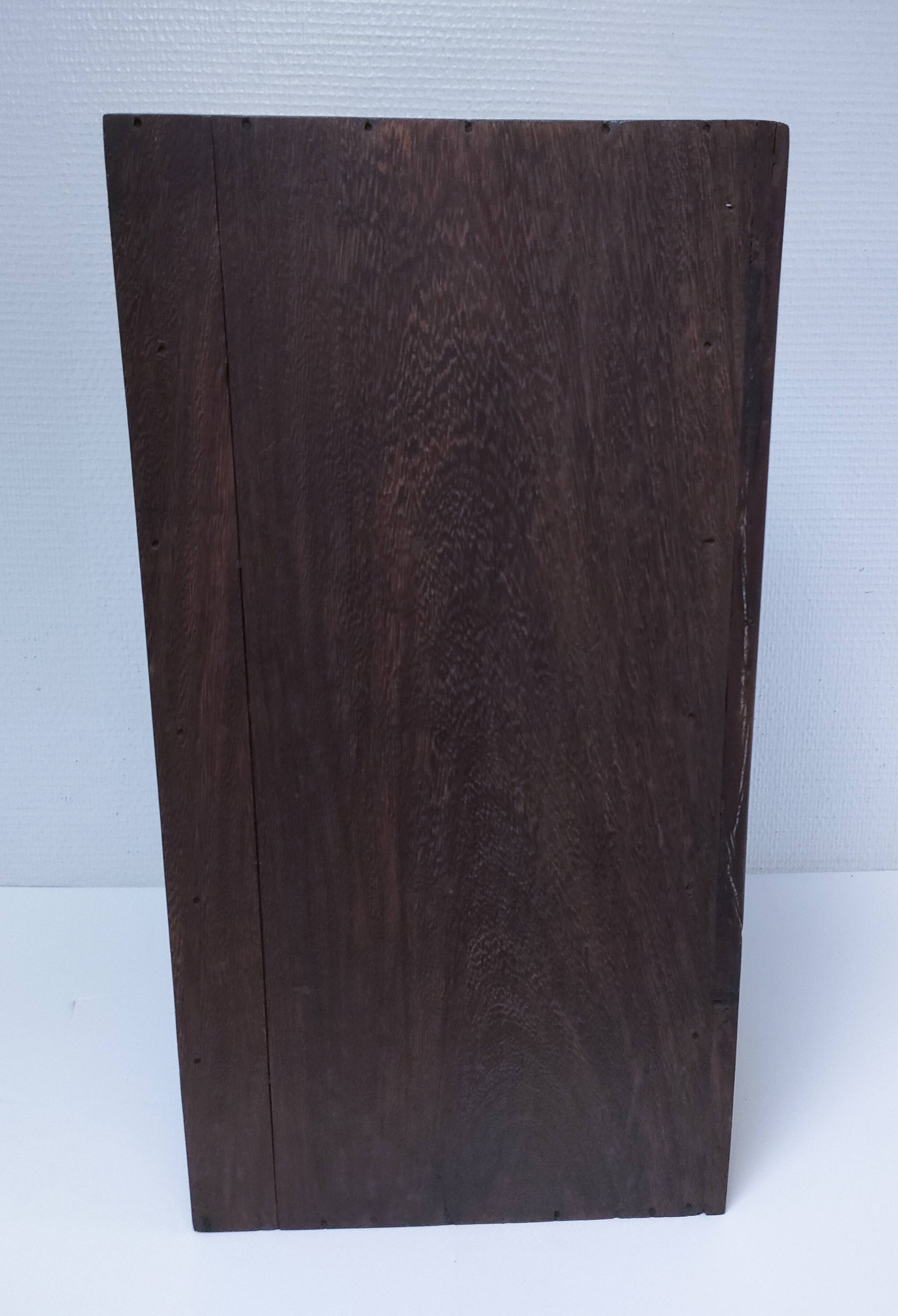 vintage patinated solid wood shelf