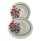 6 assiettes creuses anciennes K & G Lunéville – Modèle Régine, années 60
