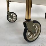 Brass Regency style serving table