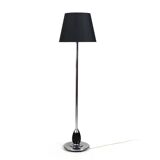 1930s Danish Floor Lamp / New black Shade