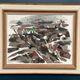 Original Swedish Oil on Canvas – "Abstract" by B. Person – Signed – Vintage and Framed – 53 x 44 cm (20.8" x 17.3")