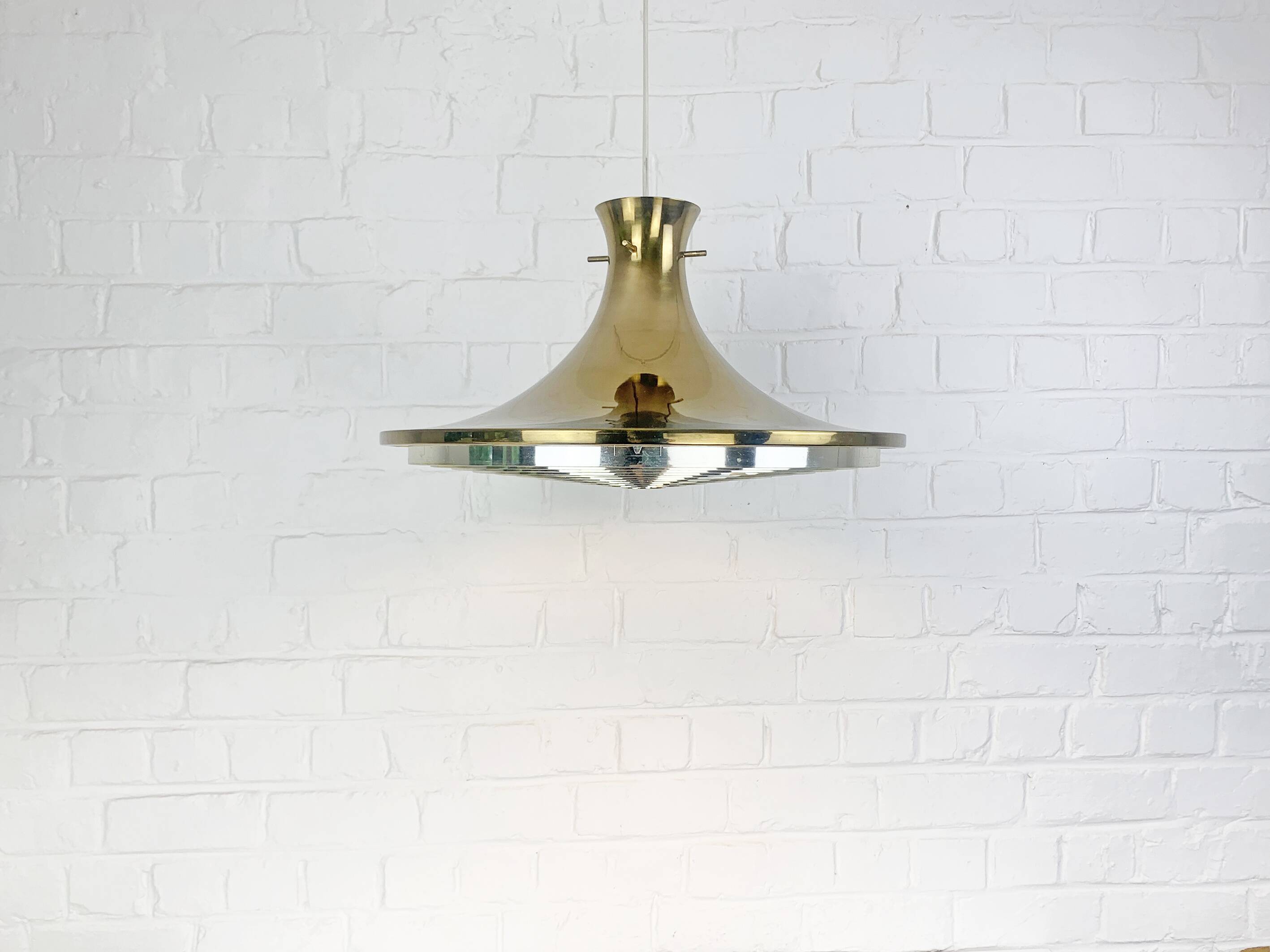 Vintage Scandinavian pendant light, Rex Lennart for Ikea, Sweden 1971