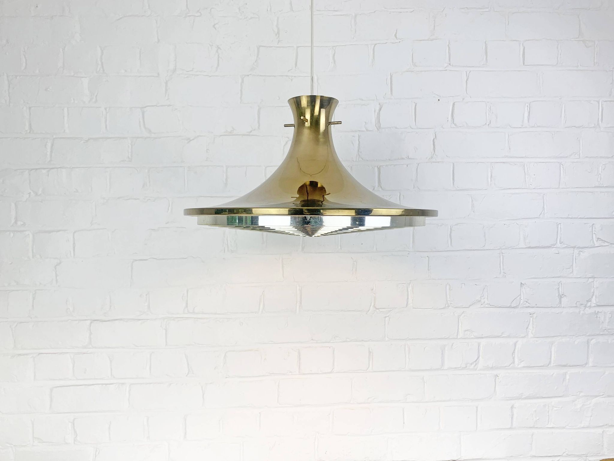 Vintage Scandinavian pendant light, Rex Lennart for Ikea, Sweden 1971