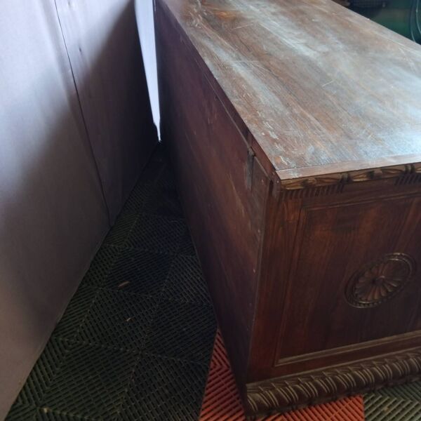Coffre en bois, coffre de mariés, malle en bois, coffre ancien