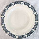 Semi-deep plates Terre de Fer Salin decor Saïda