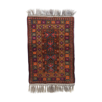 Tapis oriental en laine 80 x 46cm