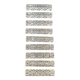 Lot de porte couteaux anciens en verre