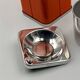 Cendrier sur pied design Giulia Veronesi Ecolight orange Italie années 70