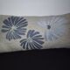Jane Churchill linen and velvet cushion 50x50