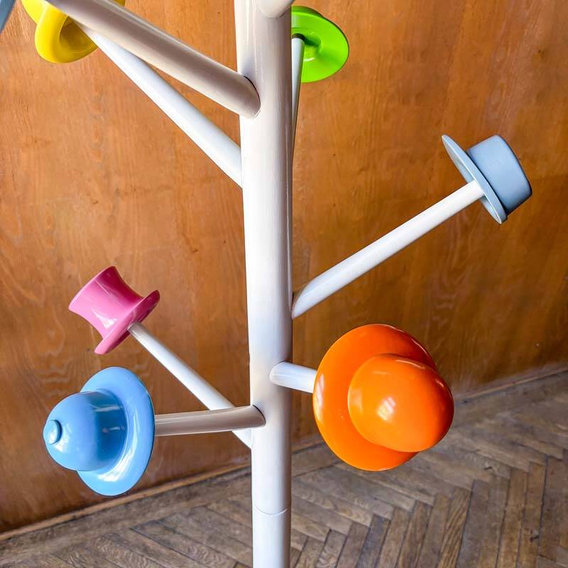 Coat rack by Ugo Nespolo, Italy 1980s