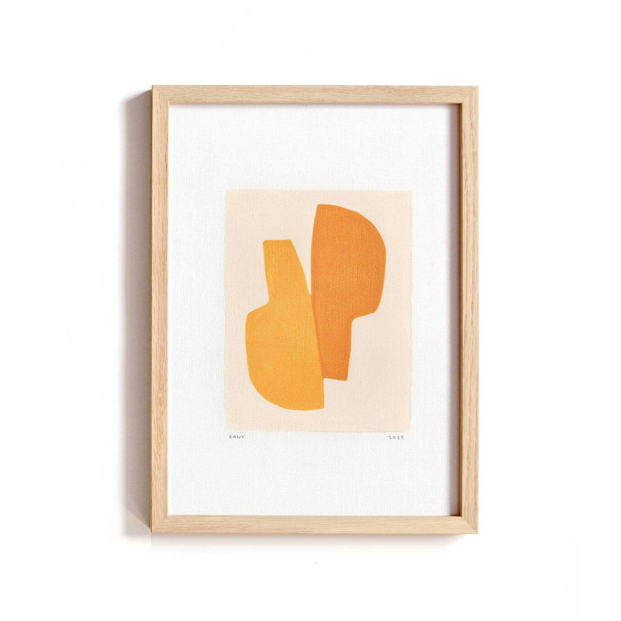 4 illustrations abstraites - tableaux et peintures signées Eawy