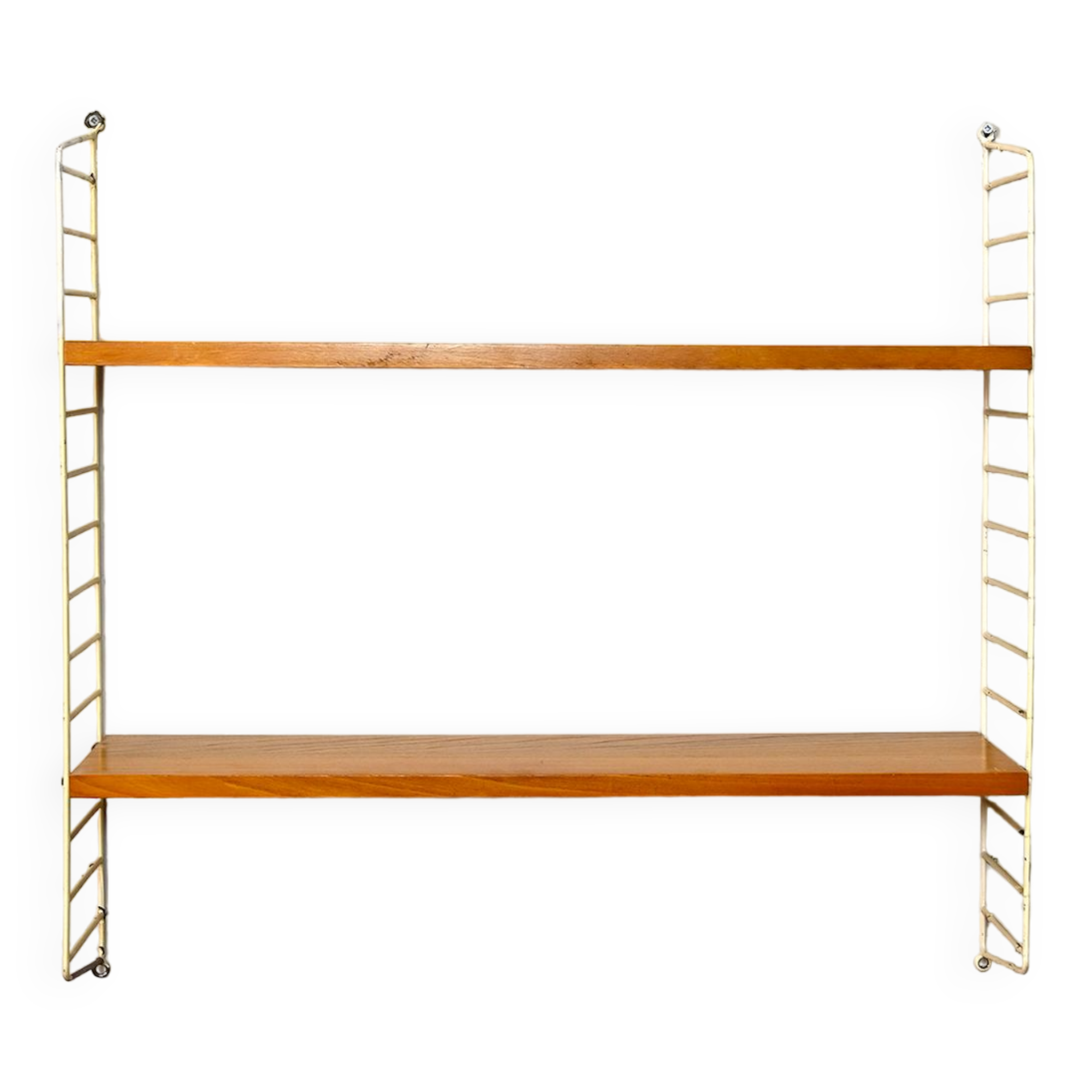 Vintage wall shelf with two shelves