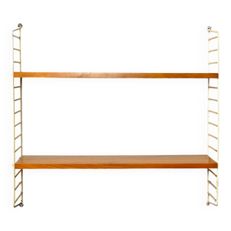 Vintage wall shelf with two shelves