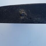 Round mirror wrought iron years 50 brutalist 50x50cm