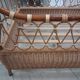 Rattan and wicker children's bed