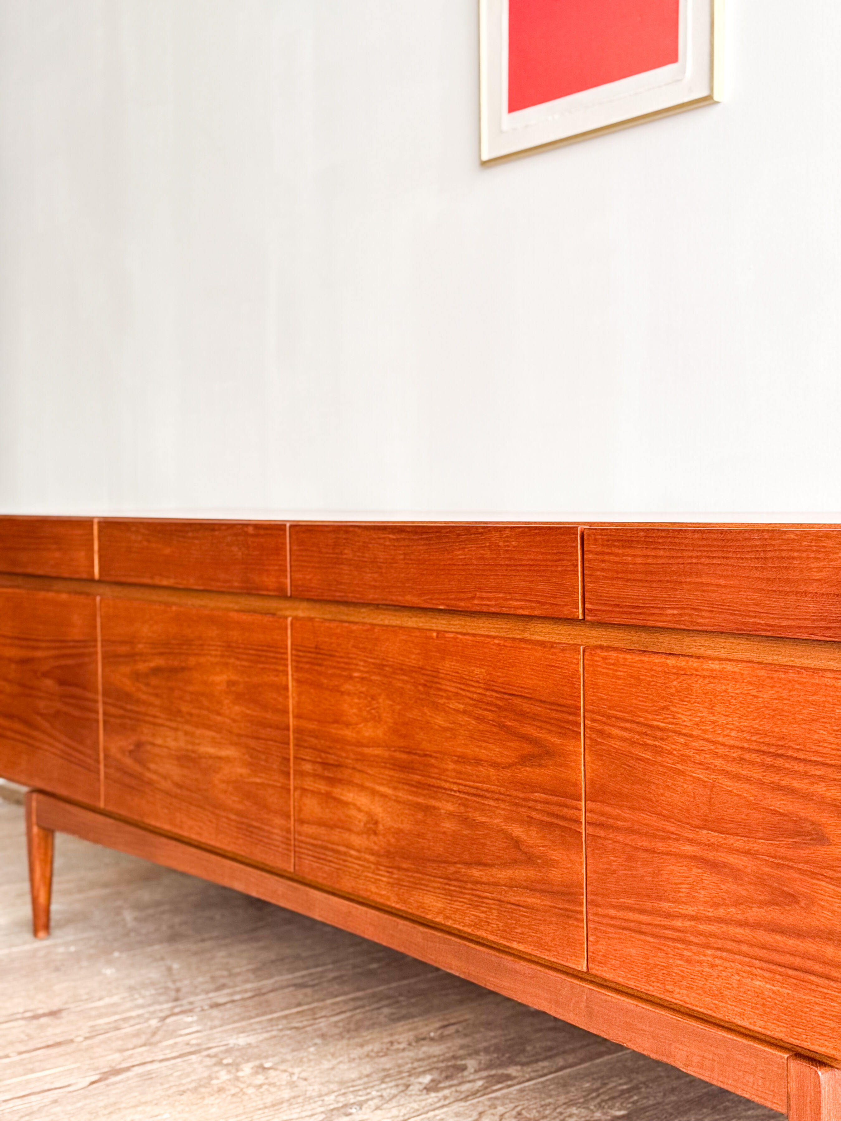 Enfilade Mid-Century en teck, modèle FA66 par Ib Kofod-Larsen pour Faarup