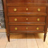 Former secretary on marble