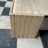 Vintage travertine coffee table