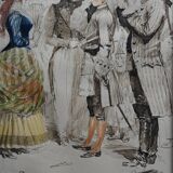 Edouard Detaille (1848-1912) Scène De Carnaval, Aquarelle Signée