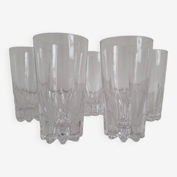 Crystal water glass
