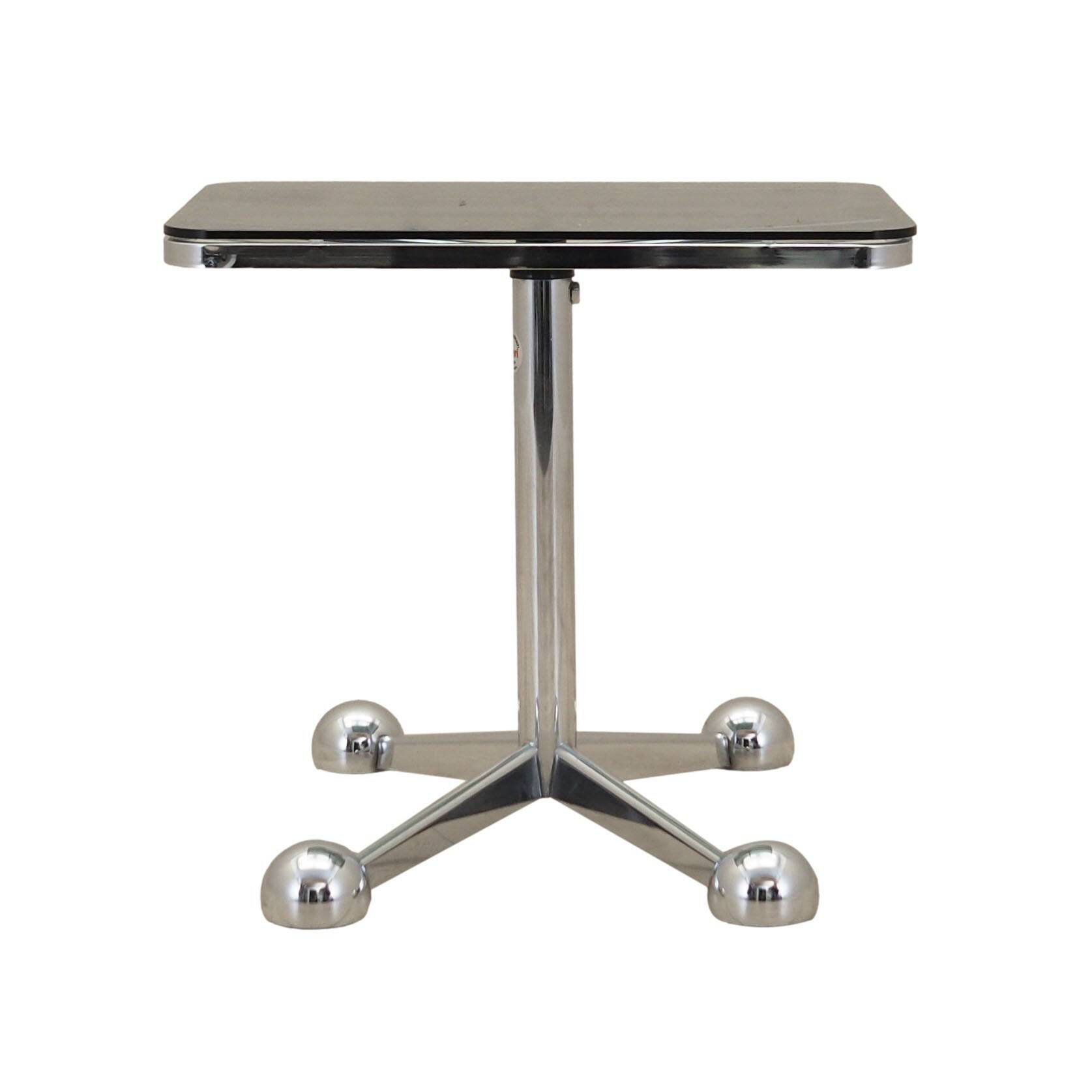 Coffee table on wheels, Italian design, 1970s, manufacturer: Allegri