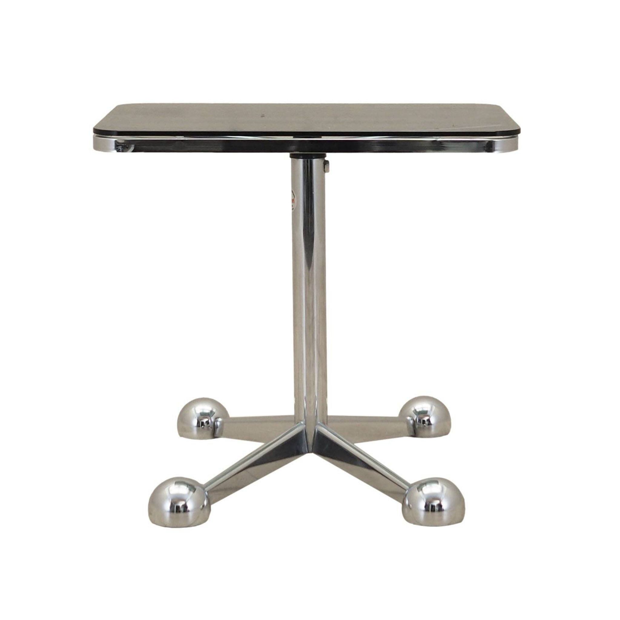 Coffee table on wheels, Italian design, 1970s, manufacturer: Allegri
