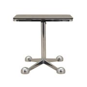 Coffee table on wheels, Italian design, 1970s, manufacturer: Allegri