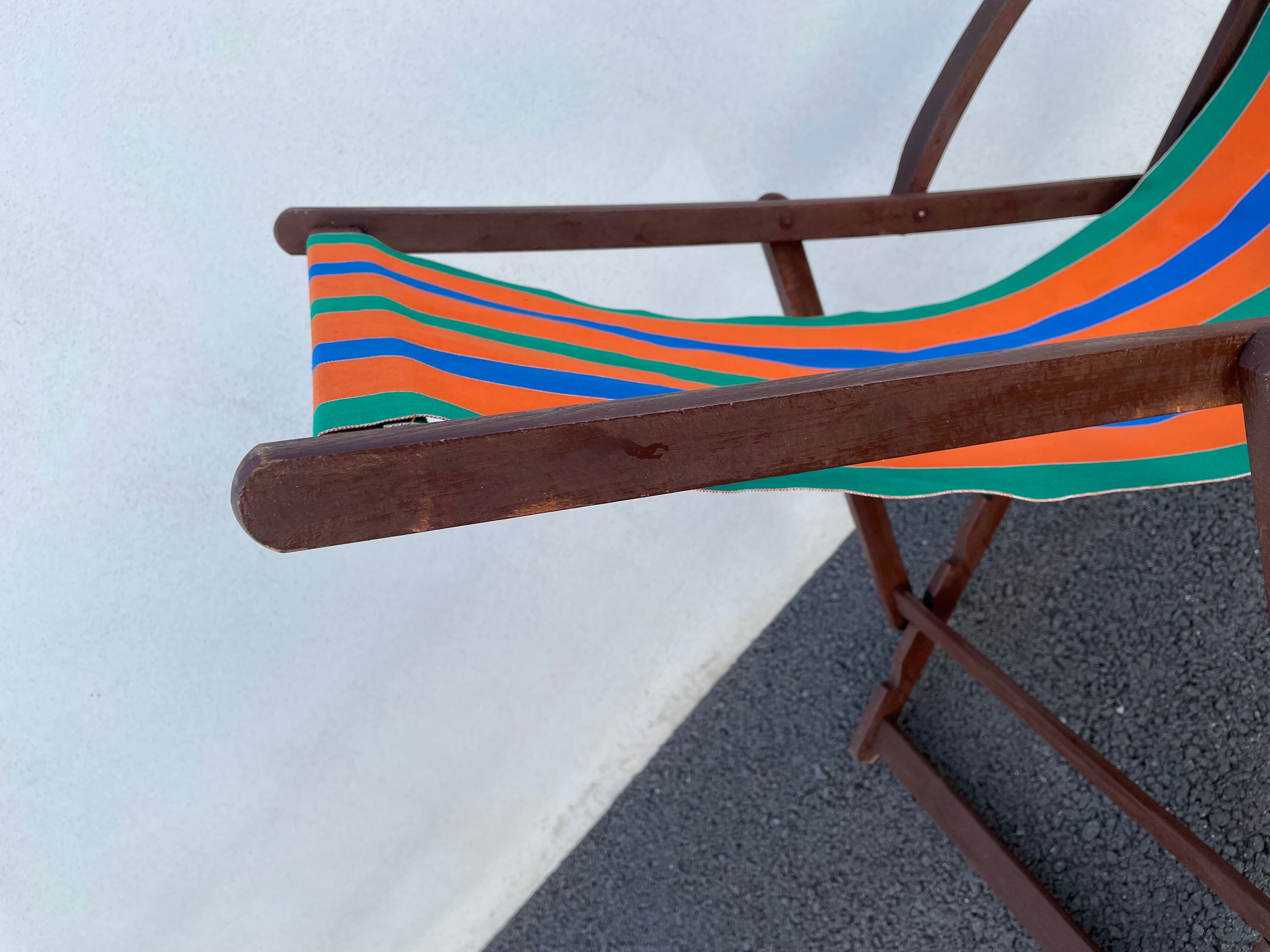 Chilean vintage deckchair