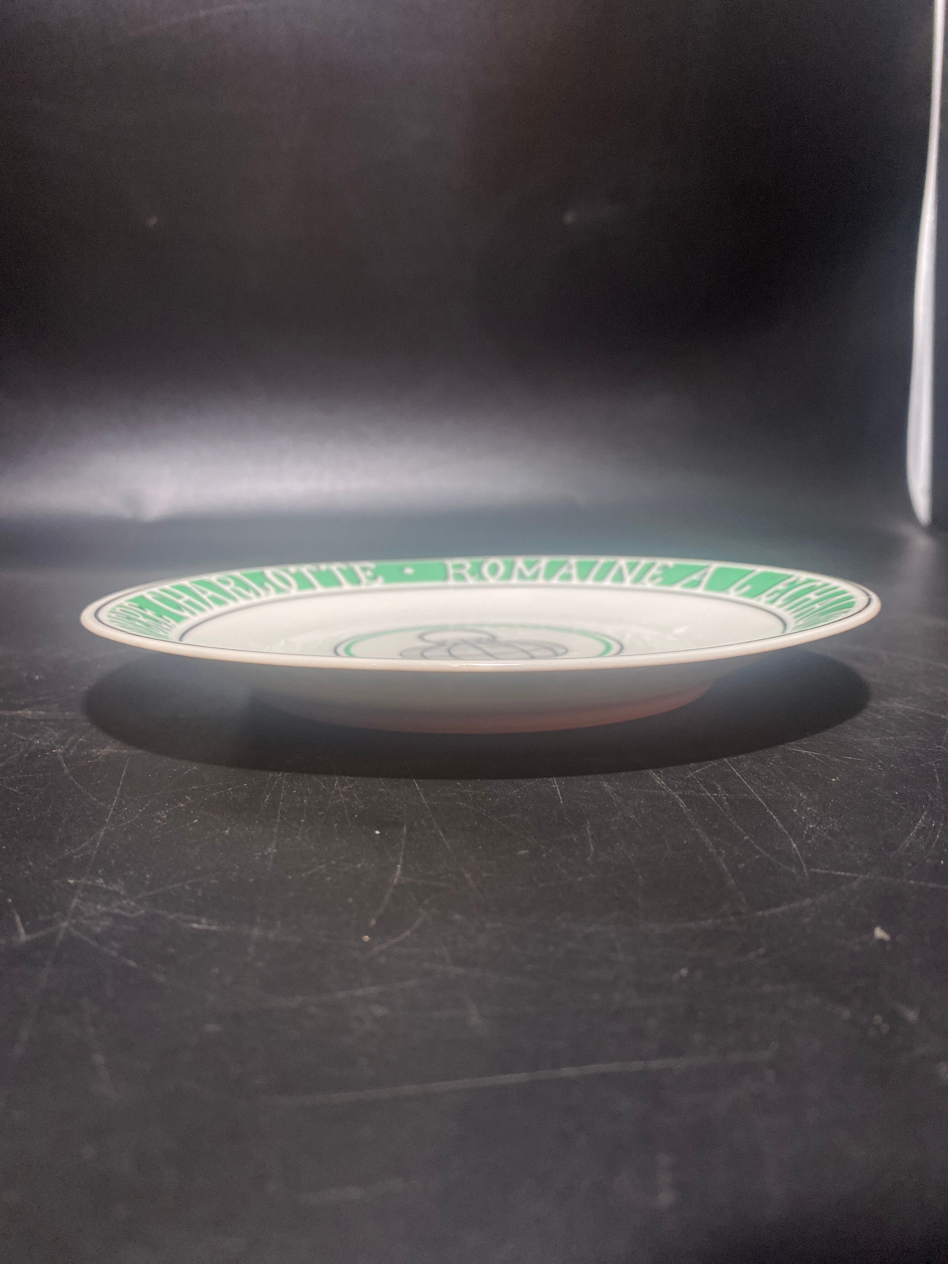 Set of 10 Paris porcelain plates