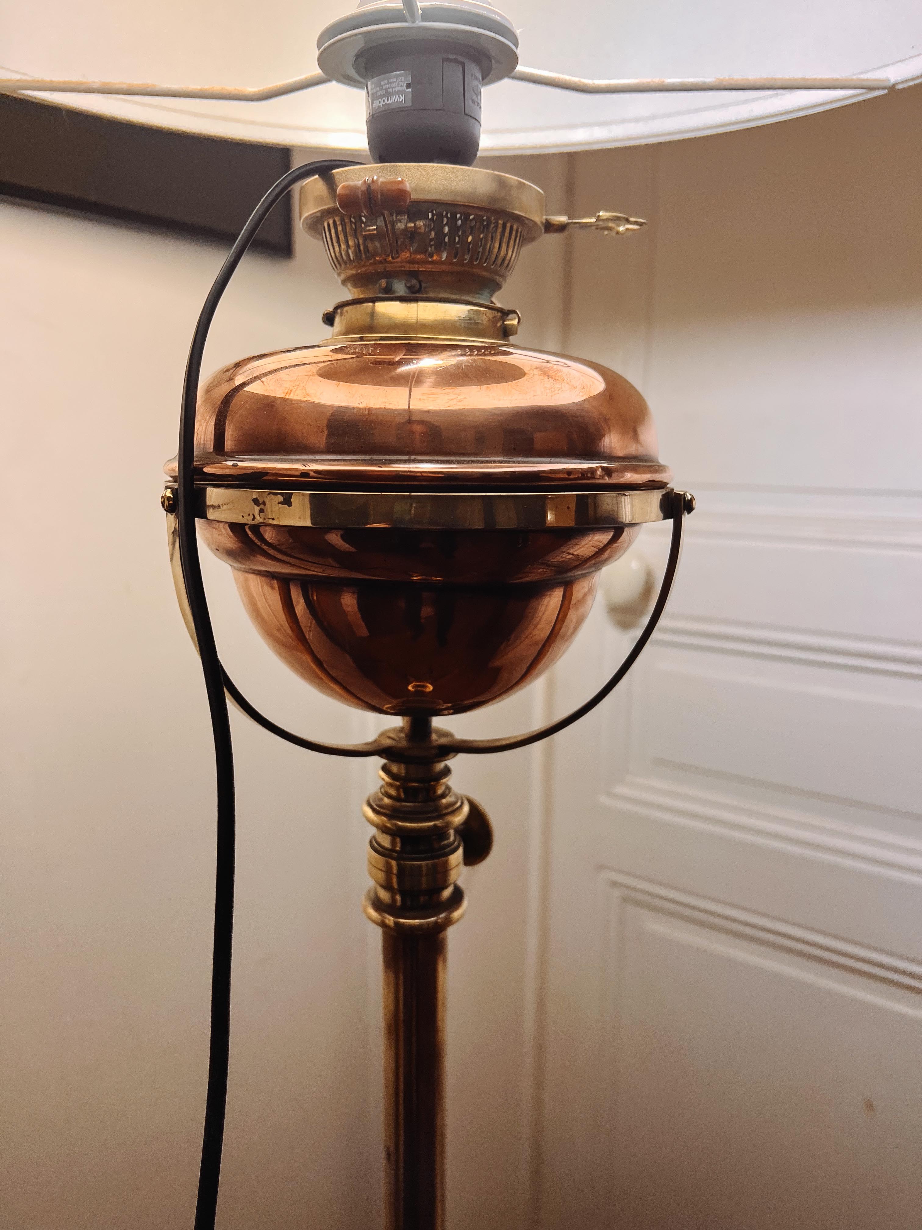 Art nouveau lamp Hinks's Boler N°2 duplex