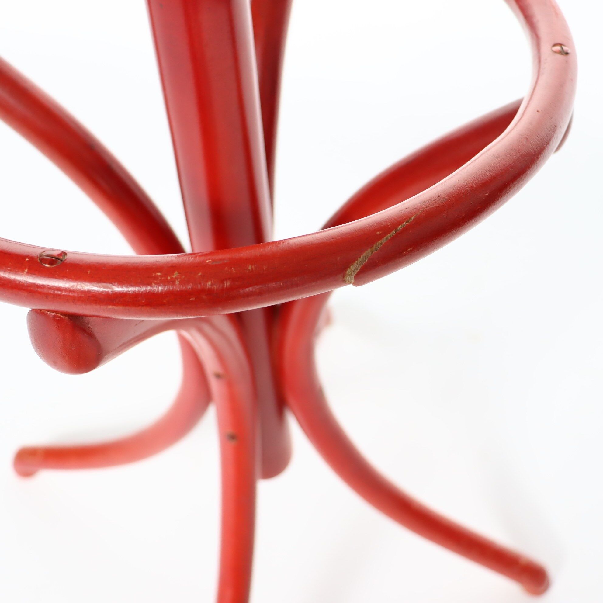 Coat rack "Parrot" red