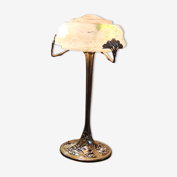 Lampe bronze art nouveau