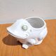 Ceramic frog cache-pot Italy