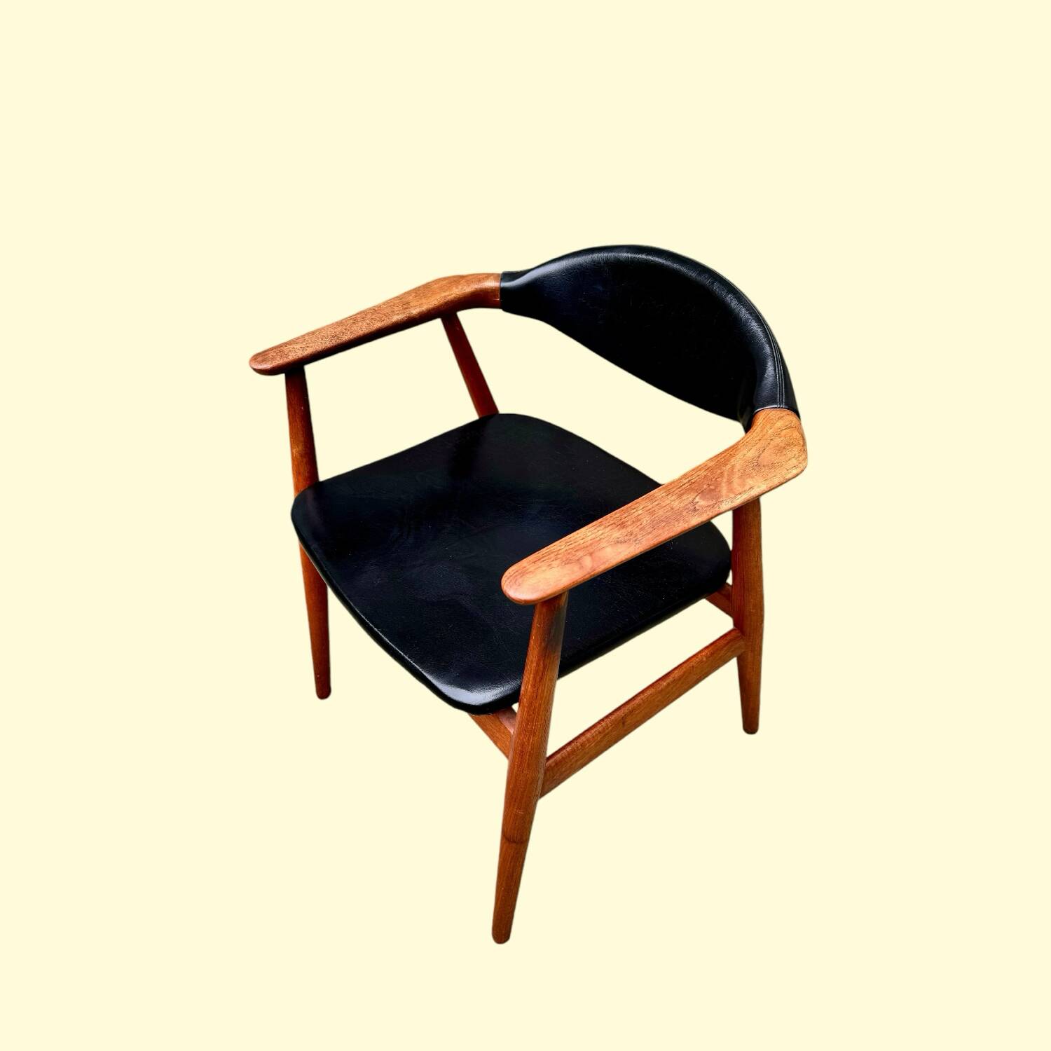 Vintage GM11 Svend Aage Eriksen office chair, 1960s
