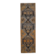 1970s vintage Turkish Oushak handmade wool runner 97x327