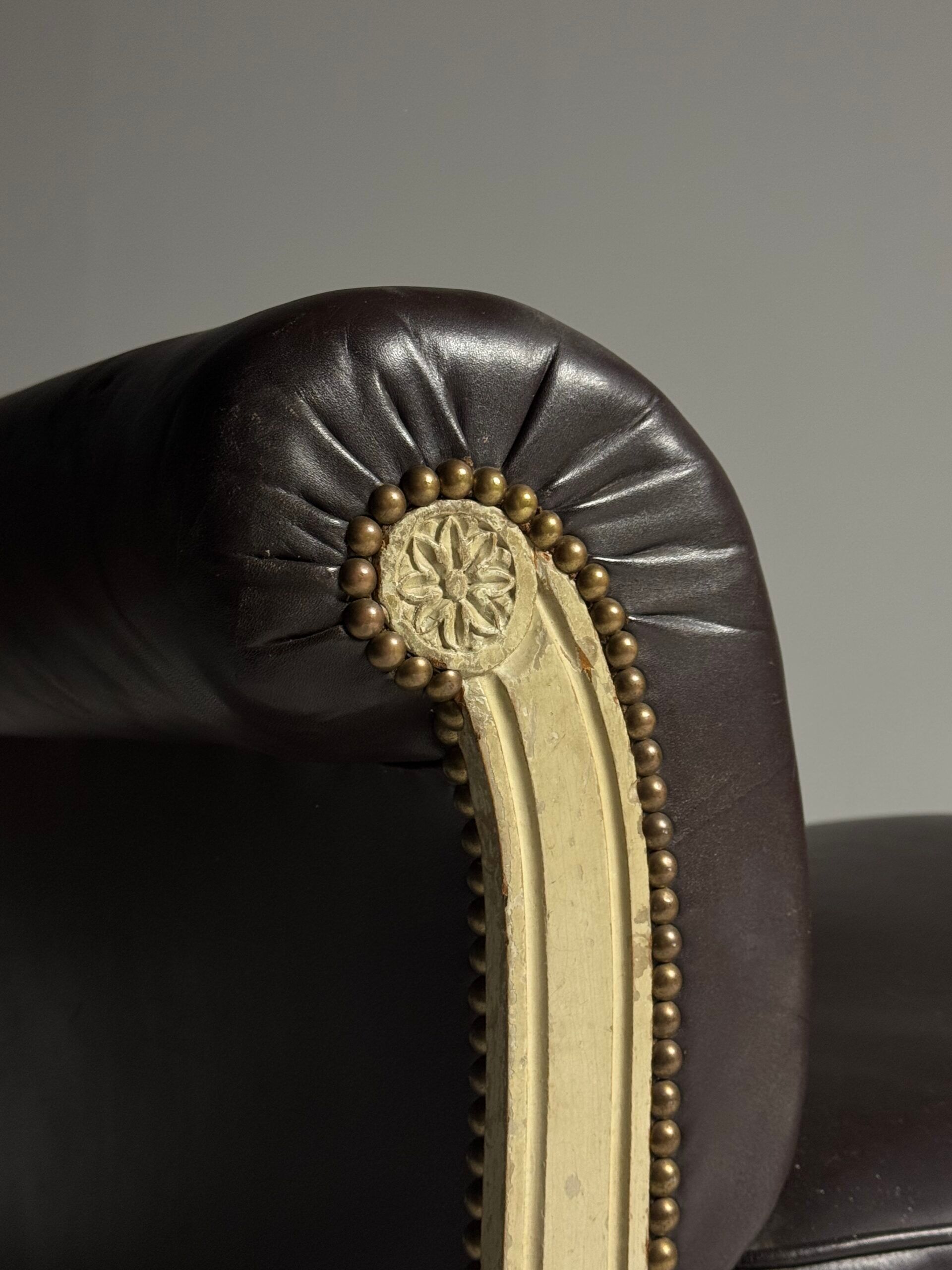 Canapé chaise longue français