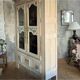 Painted antique wardrobe