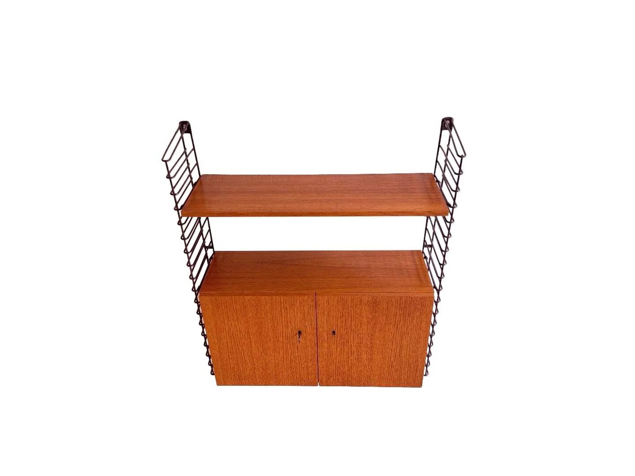 Système mural modulaire vintage par Musterring – unité murale compacte