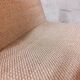 Scandinavian style vintage office chair in fabric and teak