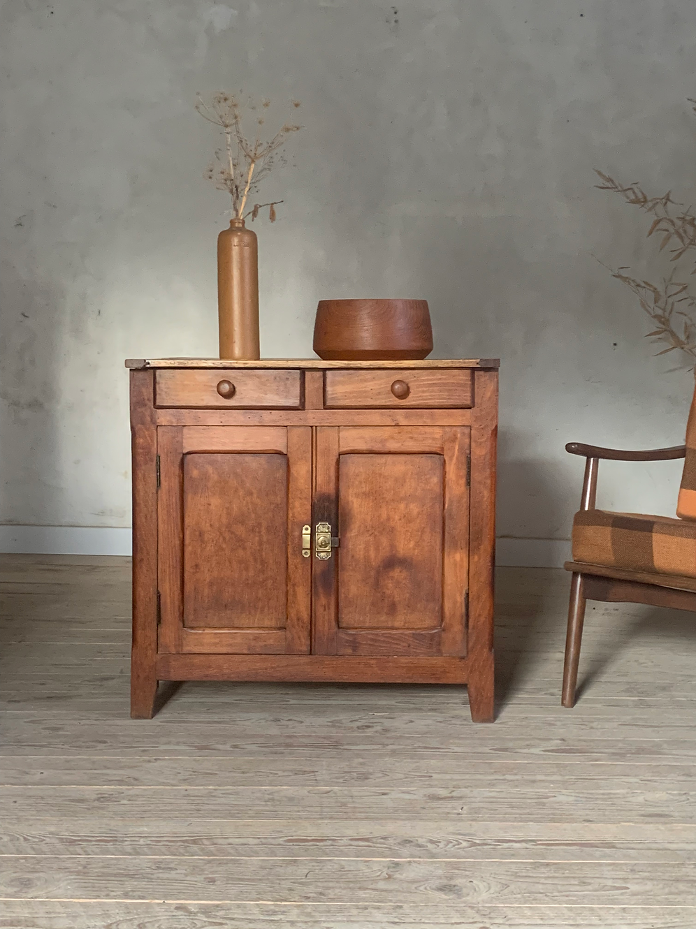 Vintage wooden Parisian sideboard