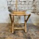 ancienne Paire de tabouret de pêcheur, bambou, XXe