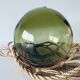 Old glass fishing float
