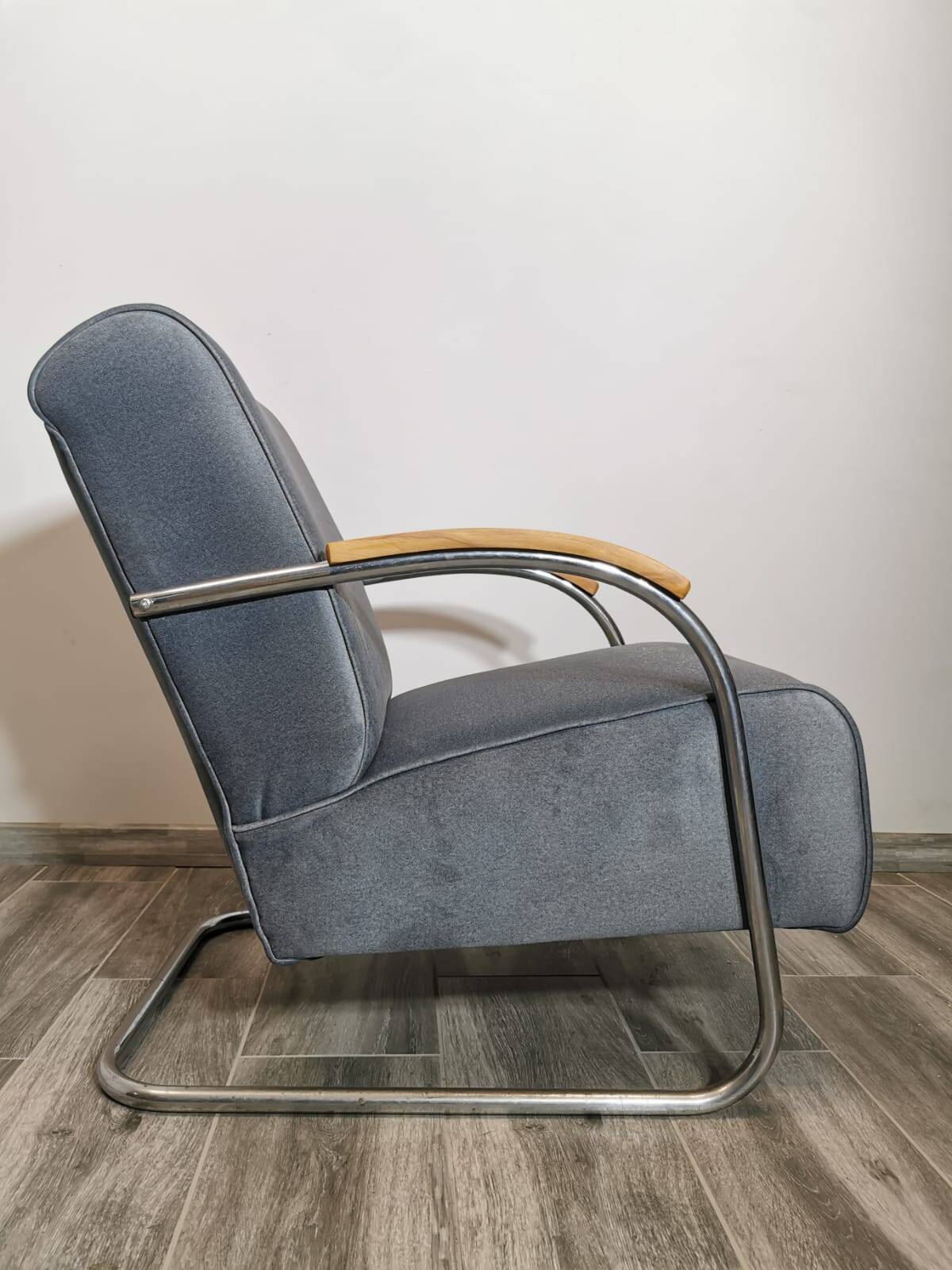 Fauteuil Bauhaus par Mücke Melder, 1940s