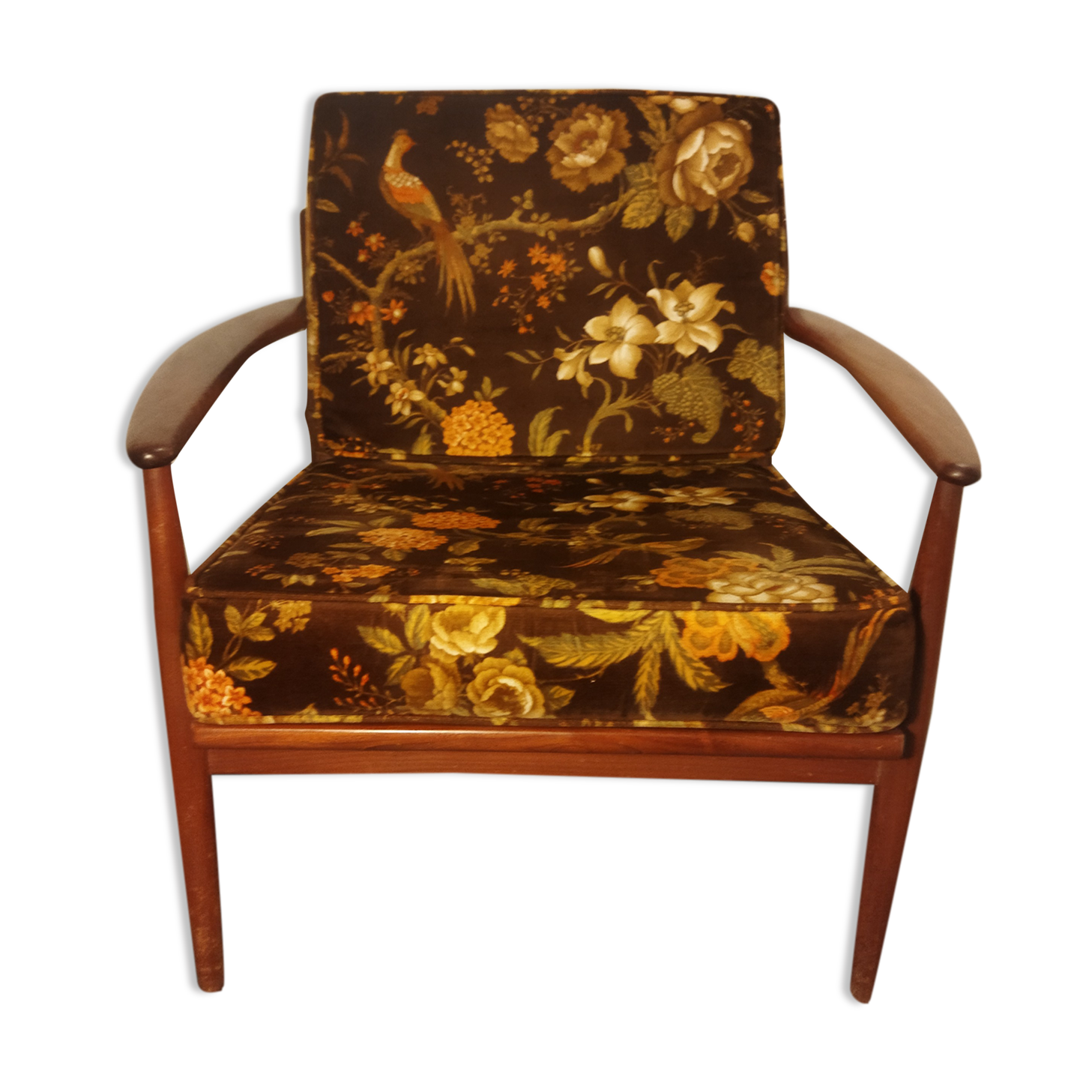 Scandinavian teak armchair