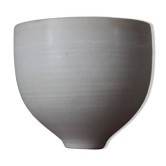Japandi ceramic salad bowl, second-hand artisanal pottery