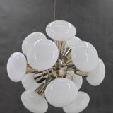 1970s Chrome Plated  12-Flamming  Sputnik , Czechoslovakia