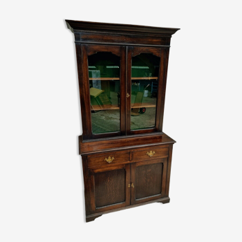 Antique china cabinet oak display cabinet English kitchen cabinet