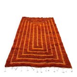 Incredible orange Moroccan rug 150/250cm