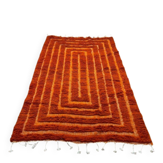 Incredible orange Moroccan rug 150/250cm