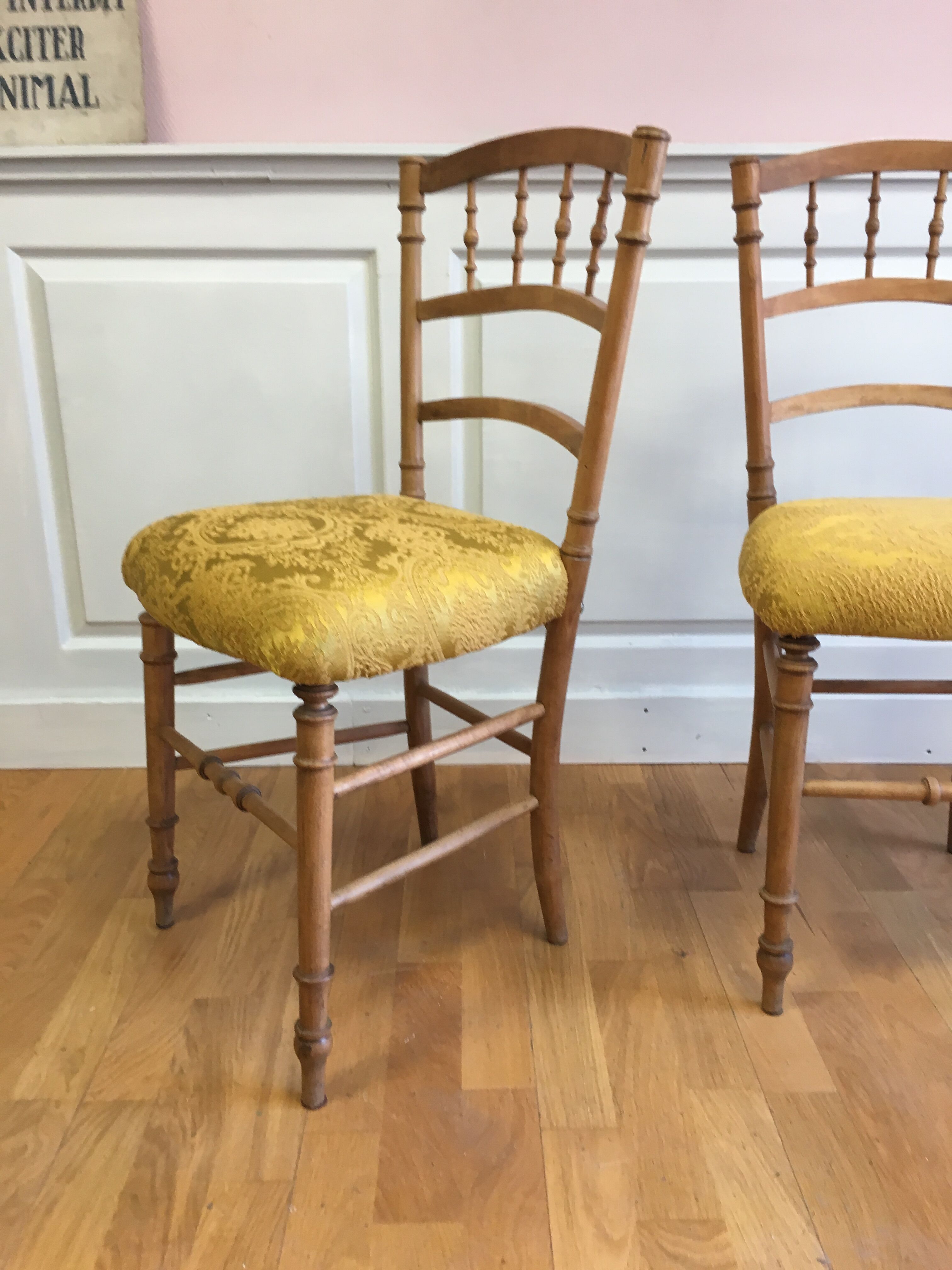 Pair of napoleon iii chairs